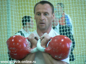 Сергей Меркулин на Чемпионате Европы 2009 по гиревому спорту