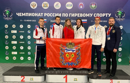 Команда Оренбургской области на чемпионате России 2022 в Хантымансийске
